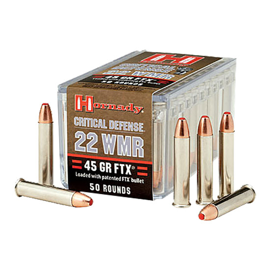 HORN AMMO 22MAG 45GR FTX CRITICAL DEFENSE 50/40 - Ammunition